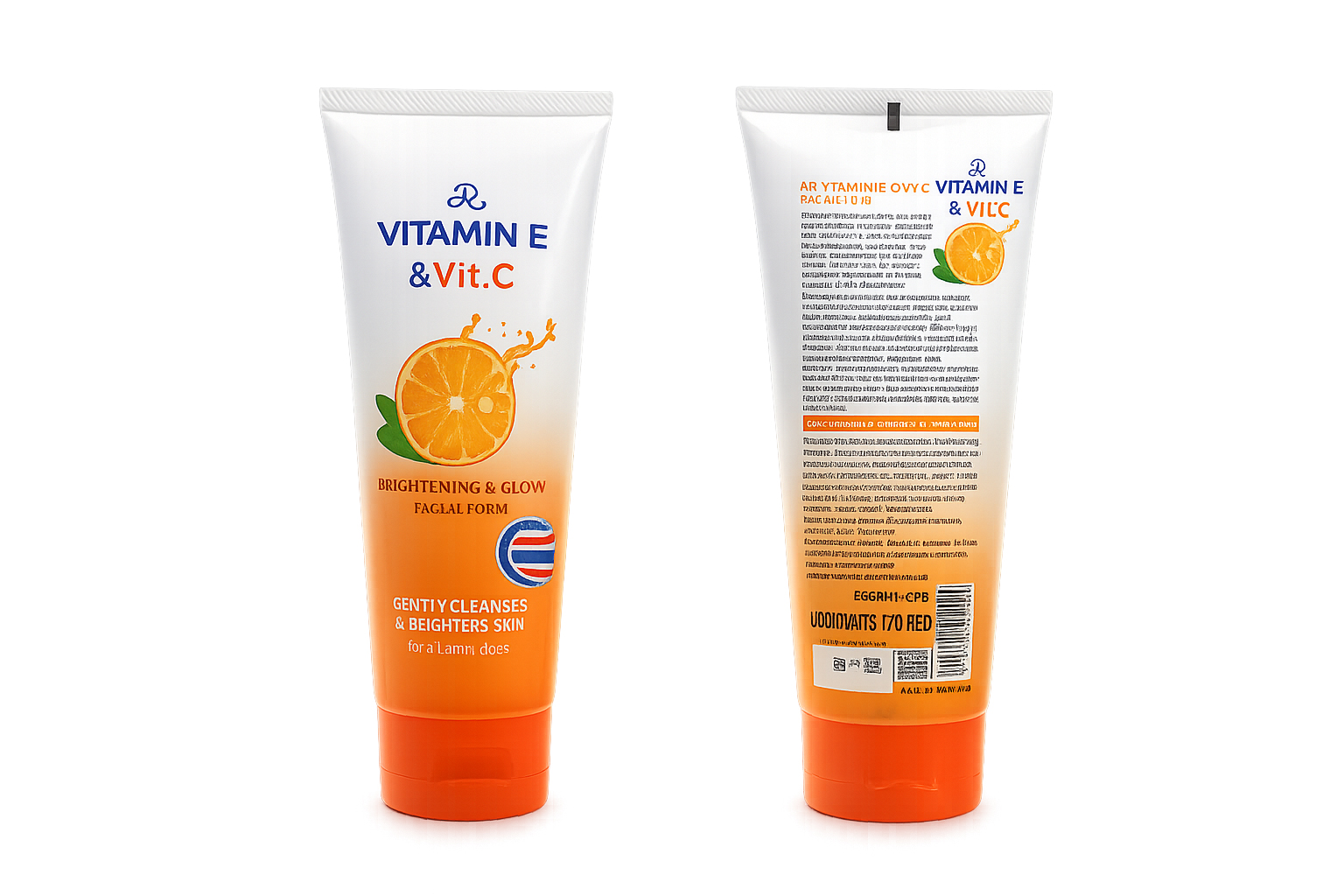 Vitamin E & Vitamin C Brightening & Glow Facial Foam